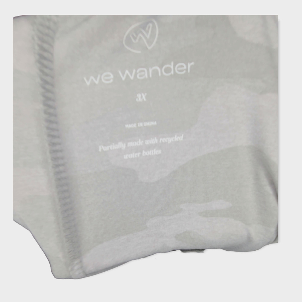 NEW We Wander Gray Camo Sleeveless Round Neck Athletic Top Size 3X - Picture 7 of 9